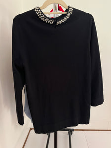 Alexx Bean one of one, black pearl long sleeve. Back Image